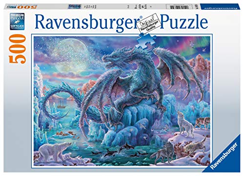 Ravensburger- Eisdrache Dragón de Hielo, Multicolor, Talla única (14839)