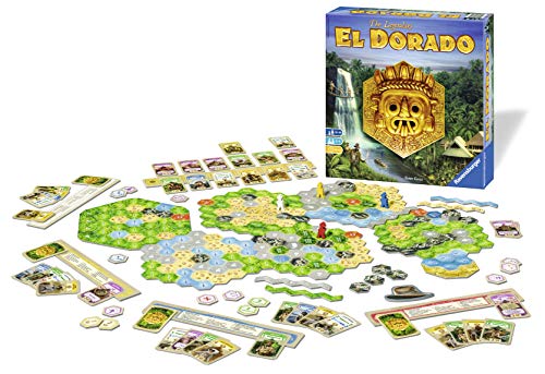 Ravensburger El Dorado, Juego de mesa, Light strategy, 2-4 Jugadores, Edad recomendada 10+ (26032)