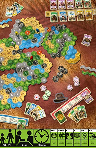 Ravensburger El Dorado, Juego de mesa, Light strategy, 2-4 Jugadores, Edad recomendada 10+ (26032)