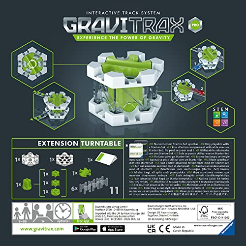 Ravensburger- GraviTrax Pro Bloc d'action Turntable Construcción, Color (26977)