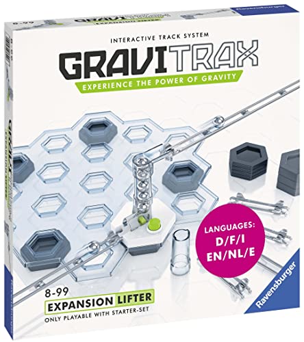 Ravensburger- GraviTrax Set d'extension Lifter Juego de Mesa, Multicolor (27622)