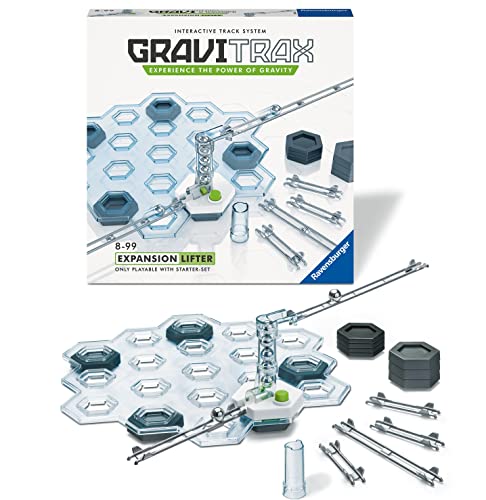 Ravensburger- GraviTrax Set d'extension Lifter Juego de Mesa, Multicolor (27622)