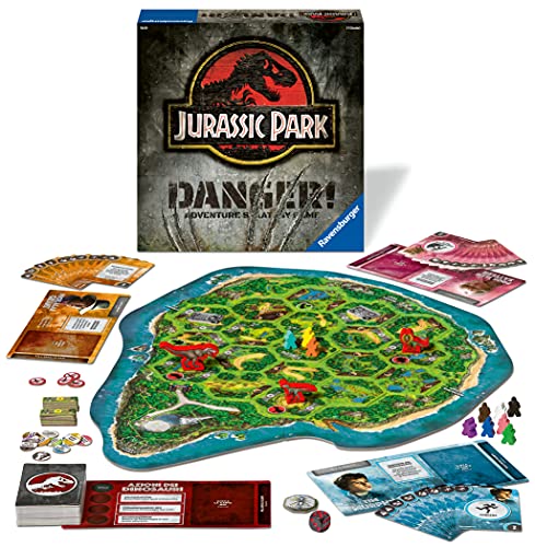 Ravensburger Jurassic Park Danger, Juego de Estrategia, Edad Recomendada 10 +