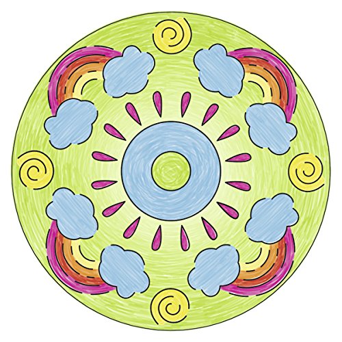 Ravensburger- Mini Mandala Designer Unicorn, Manualidades y Pintura, Color Blanco (29704)