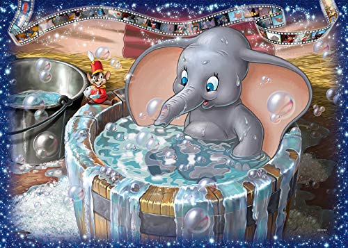 Ravensburger Puzzle 1000 Piezas, Dumbo, Puzzle Disney, Rompecabezas Ravensburger de Alta Calidad, Edad Recomendada 12+