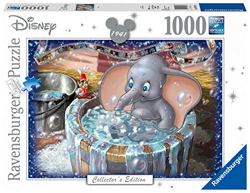 Ravensburger Puzzle 1000 Piezas, Dumbo, Puzzle Disney, Rompecabezas Ravensburger de Alta Calidad, Edad Recomendada 12+