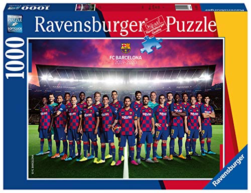 Ravensburger Puzzle 1000 Piezas, FC Barcelona, Colección Fotos y Paisajes, Puzzle para Adultos, Rompecabezas Ravensburger de óptima calidad