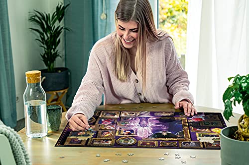 Ravensburger Puzzle 1000 Piezas, Villainous Evil Queen, Puzzle Disney, Rompecabezas Ravensburger de Óptima Calidad, Villanos Puzzle, Edad Recomendada 12+