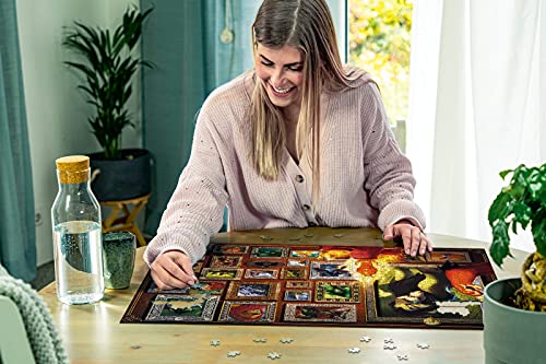 Ravensburger Puzzle 1000 Piezas, Villainous Scar, Puzzle Disney, Rompecabezas Ravensburger de óptima calidad, Villanos Puzzle, Edad Recomendada 12+