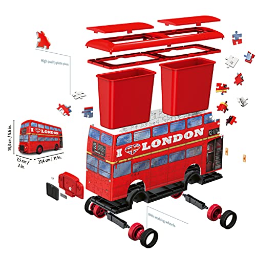 Ravensburger - Puzzle 3D London Bus (12534)