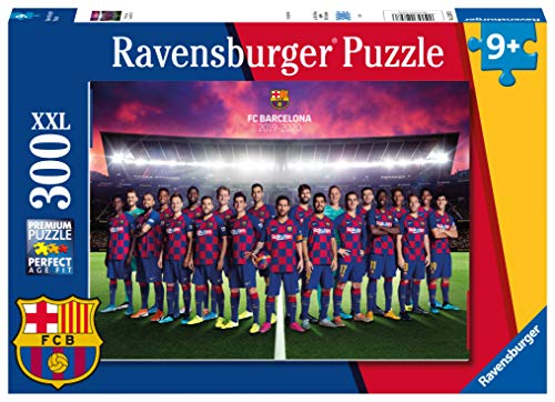 Ravensburger Puzzle, FC Barcelona, Puzzle 300 Piezas XXL, Puzzles para Niños, Edad Recomendada 9+, Rompecabeza de Calidad