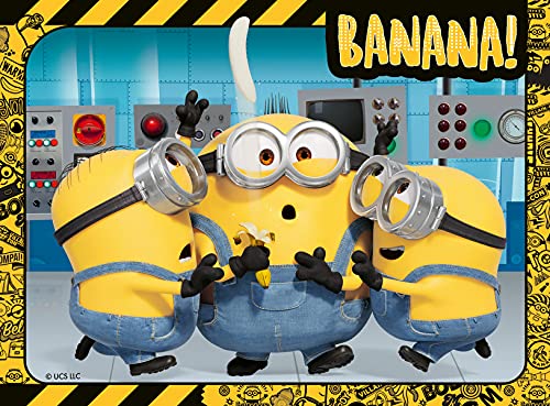 Ravensburger Puzzle, Minions, 4 Puzzle in a Box, Puzzles para Niños, Edad Recomendada 3+, Rompecabeza de Calidad