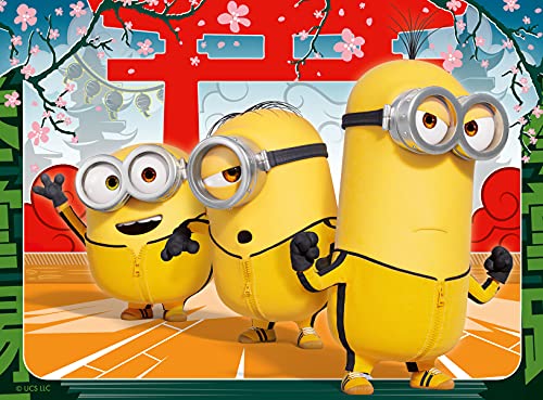 Ravensburger Puzzle, Minions, 4 Puzzle in a Box, Puzzles para Niños, Edad Recomendada 3+, Rompecabeza de Calidad