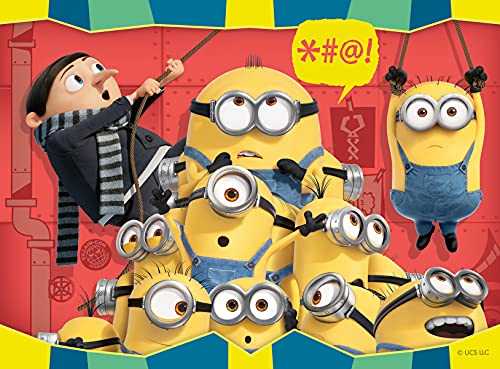 Ravensburger Puzzle, Minions, 4 Puzzle in a Box, Puzzles para Niños, Edad Recomendada 3+, Rompecabeza de Calidad