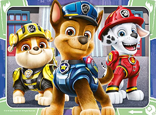 Ravensburger Puzzle, Paw Patrol Movie, 4 Puzzle in a Box, Puzzles para Niños, Edad Recomendada 3+, Rompecabeza de Calidad