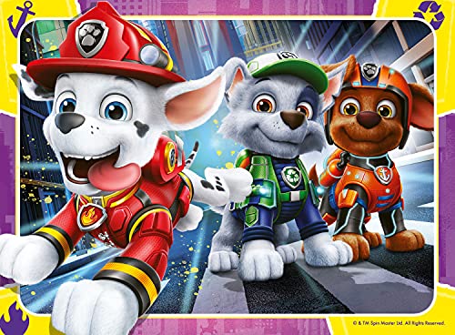 Ravensburger Puzzle, Paw Patrol Movie, 4 Puzzle in a Box, Puzzles para Niños, Edad Recomendada 3+, Rompecabeza de Calidad