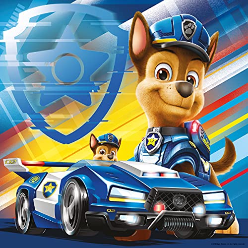 Ravensburger Puzzle, Paw Patrol Movie, Puzzle 3x49 Piezas, Puzzles para Niños, Edad Recomendada 5+, Rompecabeza de Calidad