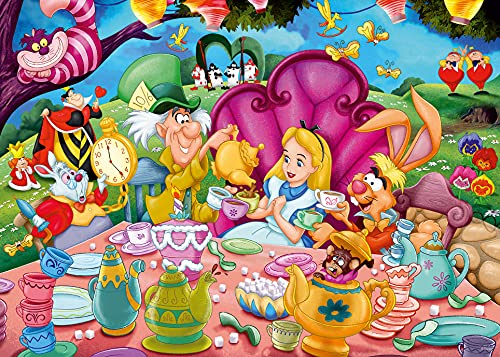 Ravensburger Puzzle, Puzzle 1000 Piezas, Alicia, Disney Collector's Edition, Puzzle Disney, Puzzle Adultos, Rompecabezas de Calidad, Puzzle Princesas Disney