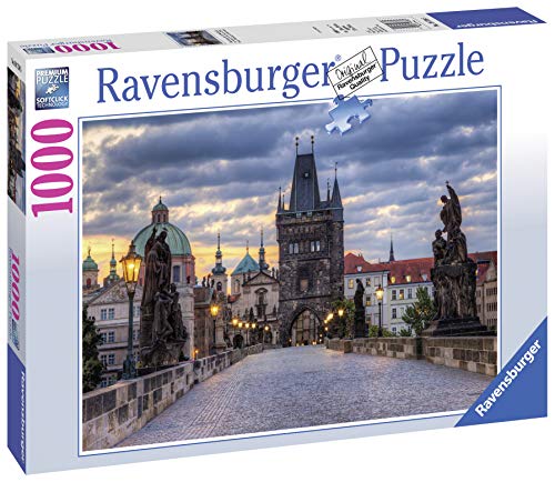 Ravensburger Puzzle, Puzzle 1000 Piezas, Charles Bridge, Puzzles para Adultos, Puzzle Paisajes, Rompecabezas Ravensburger de Alta Calidad