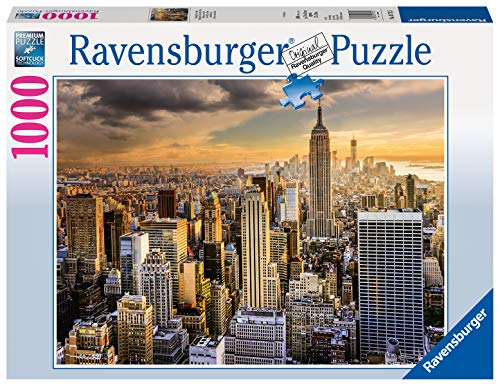 Ravensburger Puzzle, Puzzle 1000 Piezas, Majestuosa New York, Puzzles para Adultos, Puzzle Nueva York, Rompecabezas Ravensburger de Alta Calidad