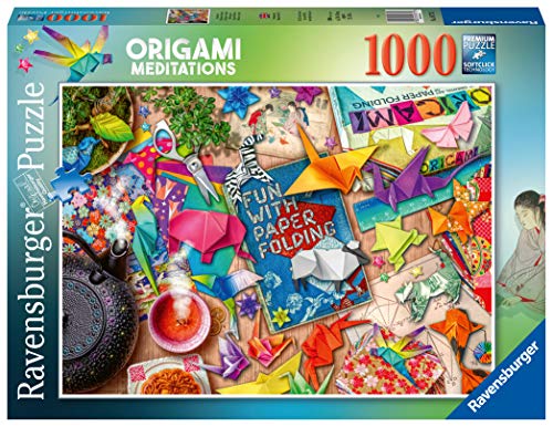 Ravensburger Puzzle, Puzzle 1000 Piezas, Meditacion y Origami, Puzzles para Adultos, Puzzle Fantasy, Rompecabezas Ravensburger