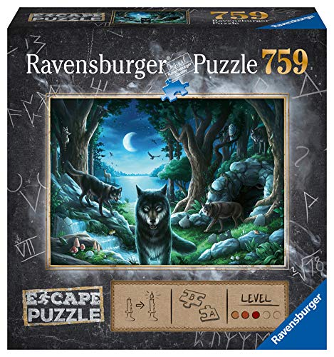 Ravensburger Puzzle, Puzzle Escape thePuzzle, La manada de Lobos, 759 Piezas, Puzzle Adultos, Edad Recomendada 12+, Rompecabeza Adultos de Calidad