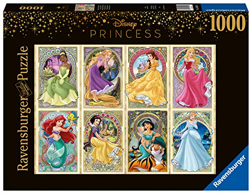 Ravensburger Puzzle, Puzzles 1000 Piezas, Princesas Art Nouveau, Puzzle Disney, Princesas Disney, Puzzles para Adultos, Puzzle Ravensburger