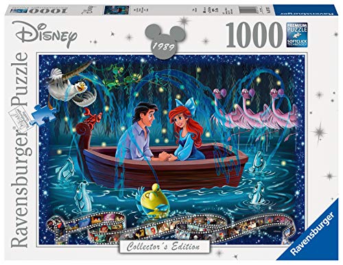 Ravensburger Puzzles 1000 Piezas, La Sirenita, Puzzle Disney, Rompecabezas Ravensburger de Alta Calidad, Princesas Disney, Edad Recomendada 12+