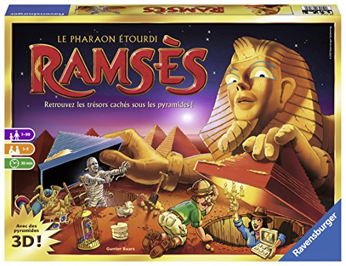 Ravensburger Ramsès 26717 - Juego de Mesa para Familia de 1 a 5 Jugadores Desde 7 años, versión Francesa