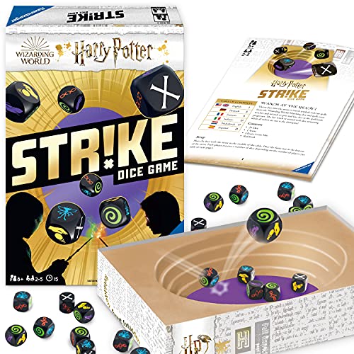 Ravensburger Strike Harry Potter - Versión española, Family Game, 2-5 Jugadores, Edad recomendada 8+ (26839)