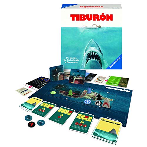 Ravensburger Tiburón, Juego de mesa, Versión Española, 2-4 Jugadores, Edad recomendada 12+ (26830)