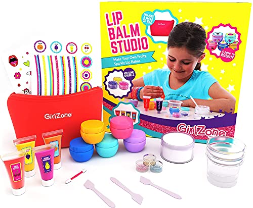 Regalos para Niñas - Kit Haz Tu Propio Bálsamo Labial - Divertido Brillo De Labios Para Niñas - Kit Pintalabios Niña DIY - Detalles Cumpleaños Infantiles 6 a 12+ Años