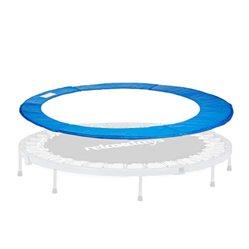 Relaxdays, Azul, 366 cm diámetro Cubierta Borde Cama Elástica, PVC-PE-EPE, Adultos Unisex