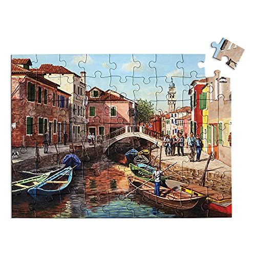 Relish ‘Burano Island’ Puzle de 63 Piezas - diseñado para Personas ancianas con Demencia / Alzheimer’s