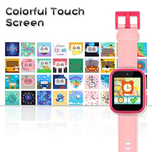 Reloj inteligente para niño, con doble cámara HD, juguetes de aprendizaje, regalo de cumpleaños de Navidad para niña, 3 a 10 años, Smartwatch multifunción.