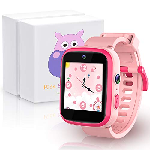 Reloj inteligente para niño, con doble cámara HD, juguetes de aprendizaje, regalo de cumpleaños de Navidad para niña, 3 a 10 años, Smartwatch multifunción.