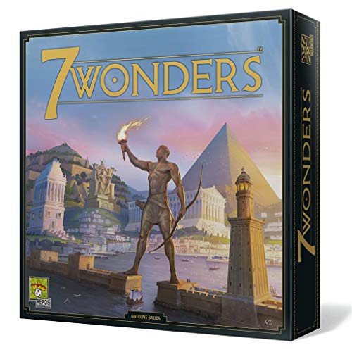 Repos Productions, SEV-SP02y, 7 Wonders - Juego de Mesa, 3 a 7 Jugadores