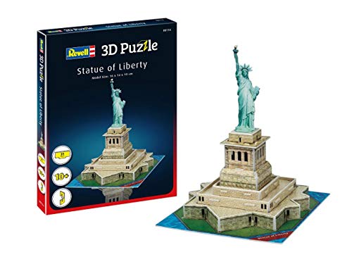 Revell- Estatua de la Libertad New York 3D Puzzle, Multicolor (00114)