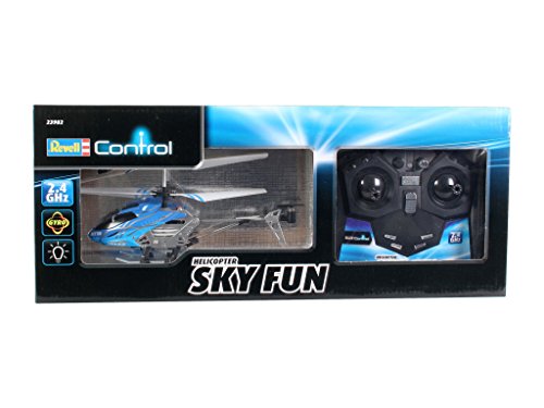 Revell - Helicóptero Sky Fun RTF/3CH con radiocontrol, 2.4 GHz (23982)