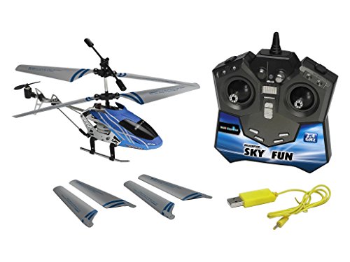 Revell - Helicóptero Sky Fun RTF/3CH con radiocontrol, 2.4 GHz (23982)