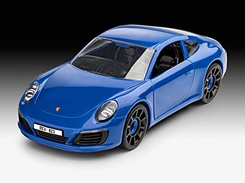 Revell- Porsche 911 Carrera S Vehículo para Construir y Jugar,, Länge ca. 23,8 cm (00821)