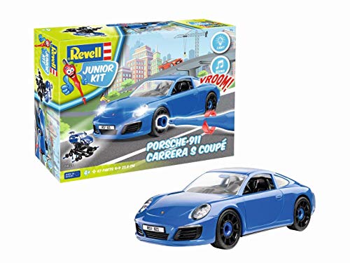 Revell- Porsche 911 Carrera S Vehículo para Construir y Jugar,, Länge ca. 23,8 cm (00821)