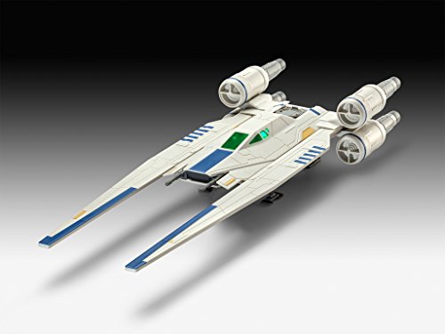 Revell Star Wars Build & Play Rebel U-Wing Fighter, con Luces y Sonidos, Escala 1:100(6755)(06755), 28,0 cm de Largo