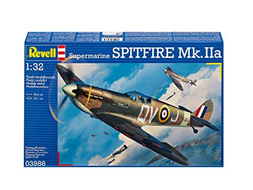 Revell Supermarine Spitfire MK.IIa, Kit de Modelo, Escala 1:32 (3986) (03986)