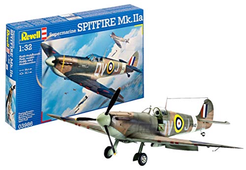 Revell Supermarine Spitfire MK.IIa, Kit de Modelo, Escala 1:32 (3986) (03986)