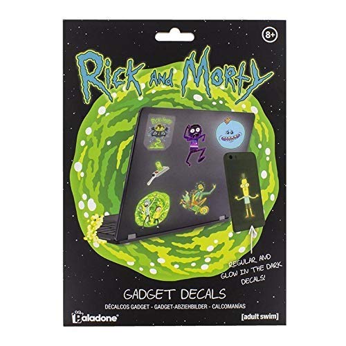 Rick and Morty - Adhesivos Impermeables Reutilizables para Gadget