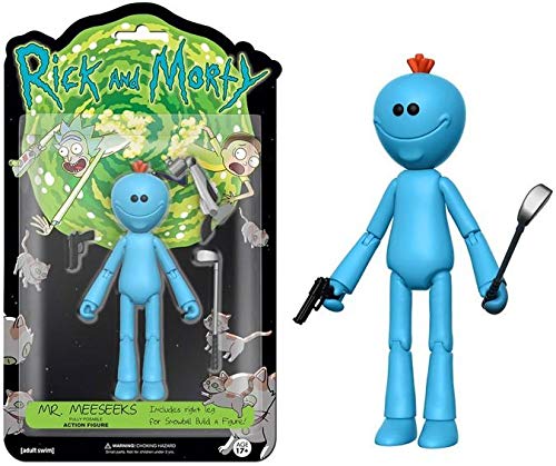 Rick E Morty Figure MR Meeseeks articulado azul Funko Serie TV 12 cm