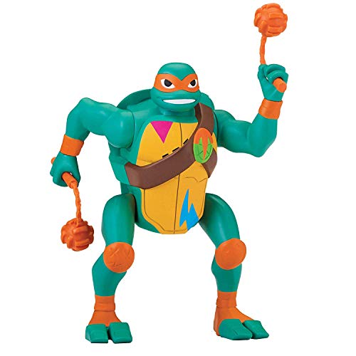 Rise of the Teenage Mutant Ninja Turtles Michaelangelo Pop-Up Ninja Attack Deluxe Figura