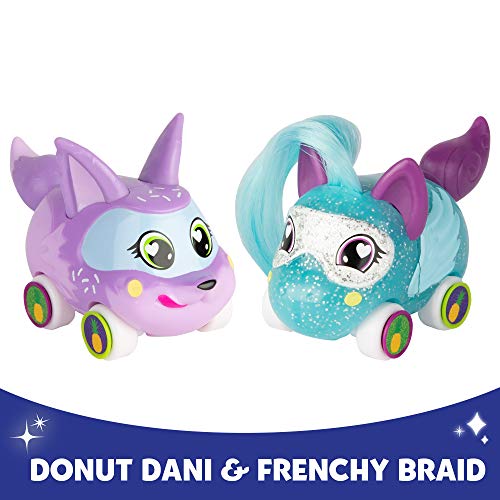 Ritzy Rollerz - Coches de Juguete coleccionables para niñas con Abalorios Sorpresa, Trenza Francesa y Donut Dani Besties, Juguete para niñas de 4 5 6 7 8 años