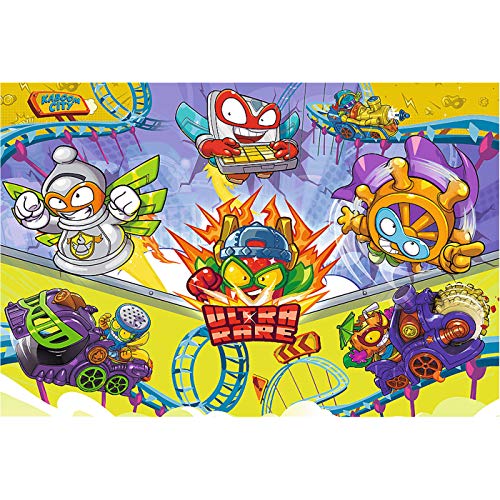 Rivals of Kaboom Puzzle Superzings 100 Piezas Super Zings para niños 41x27,8 cm, Puzzle Superthings